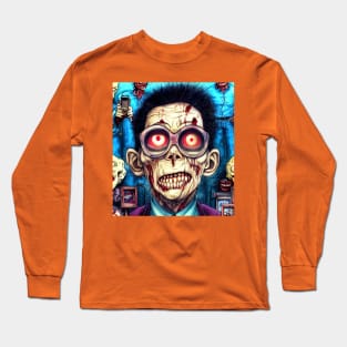 Zombie Monster Group Selfie Long Sleeve T-Shirt